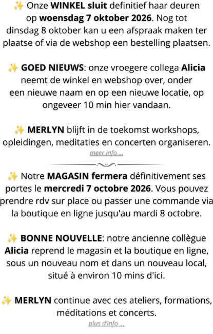 PopUp fysieke winkel sluit - okt 2026